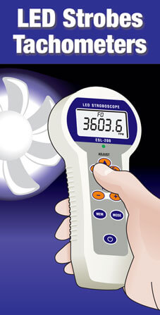 LED Stroboscopes Tachometers