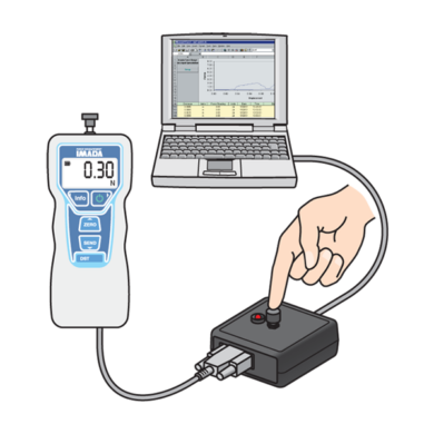 SW-1 data acquisition software and DB-1 data button