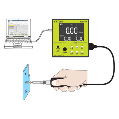 Cedar DIR-RL digital torque screwdriver data acquisition