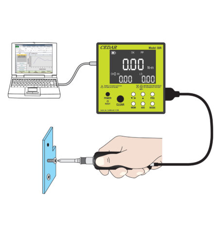 Cedar DIR-RL digital torque screwdriver data acquisition